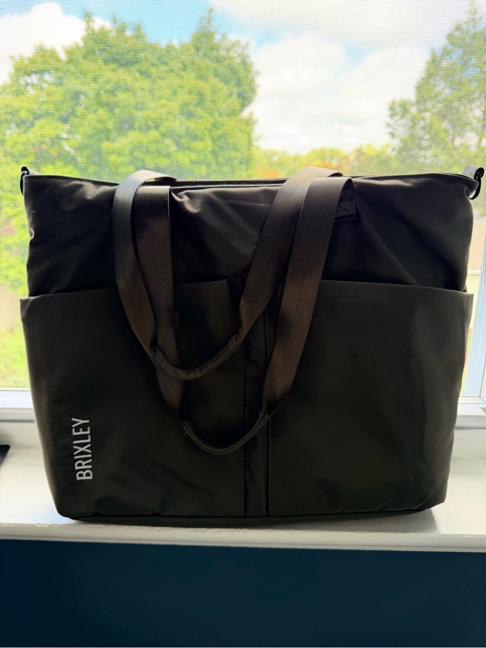 Brixley Black Women's Laptop Tote Bag